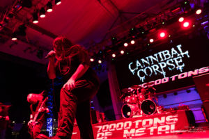 Konzertfoto von Cannibal Corpse auf der 70000 Tons Of Metal 2018