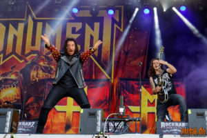 Konzertfoto von Monument beim Rockharz Festival 2018