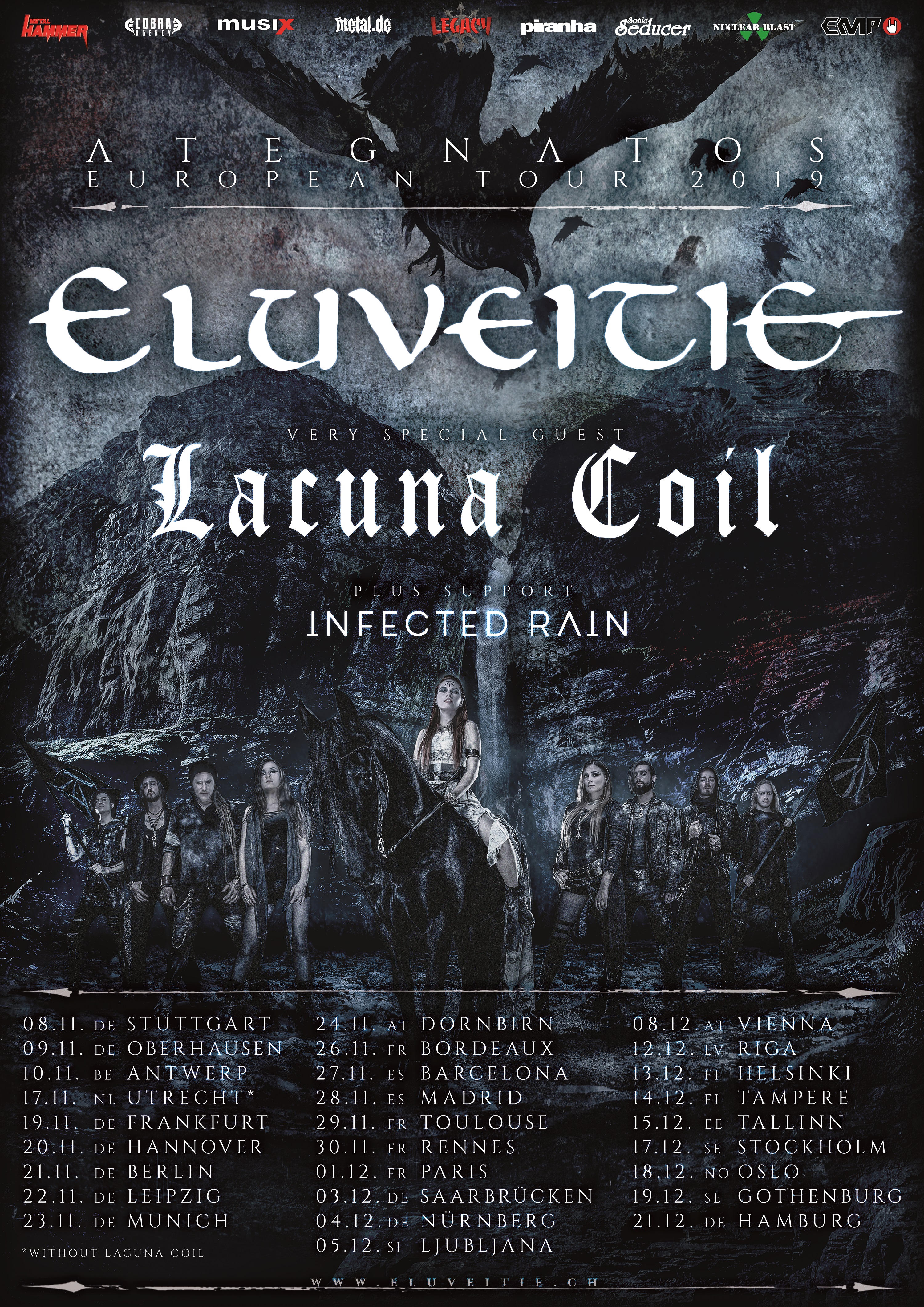 Eluveitie Ategnatos European Tour 2019