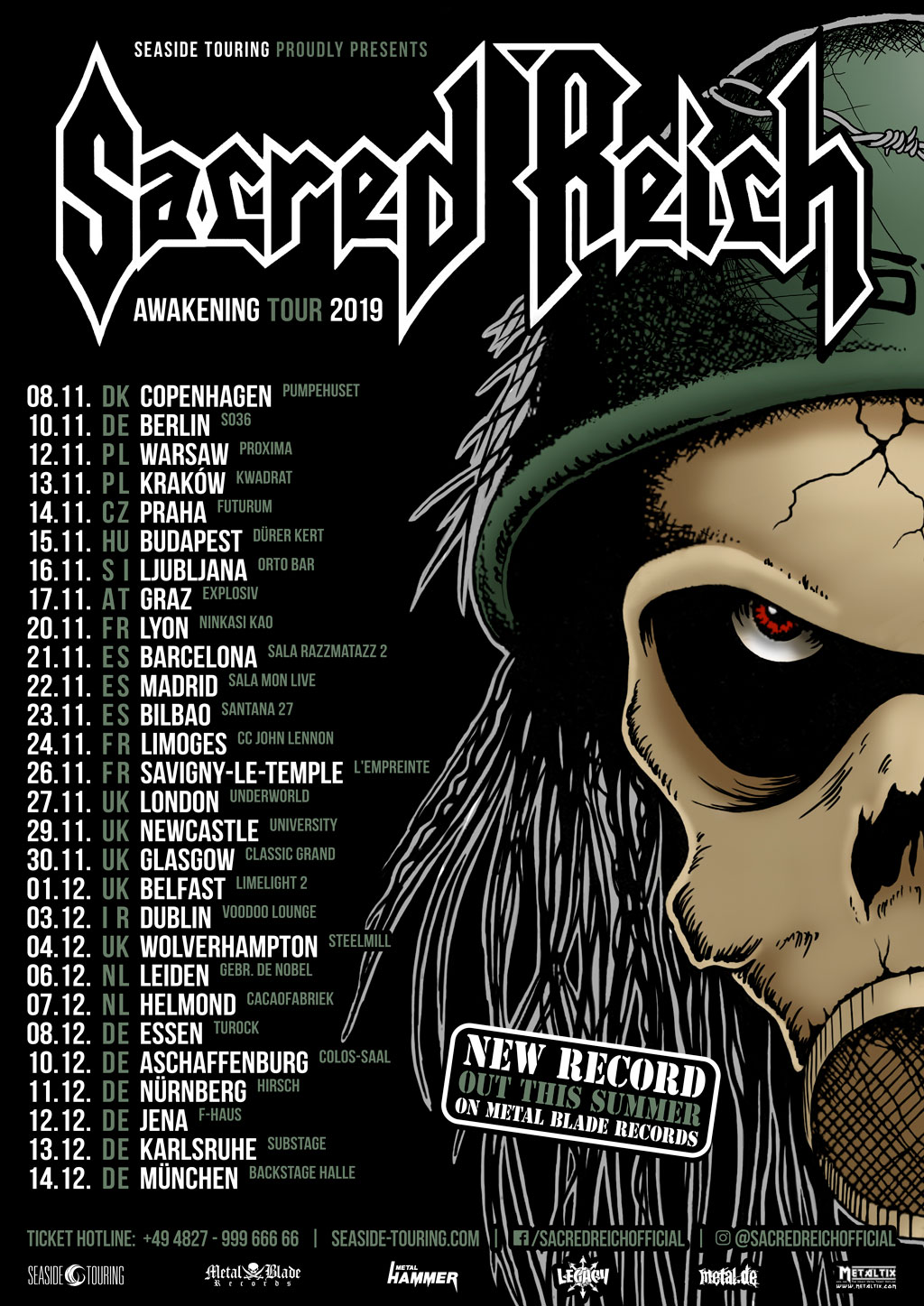 Sacred Reich Awakening Tour 2019