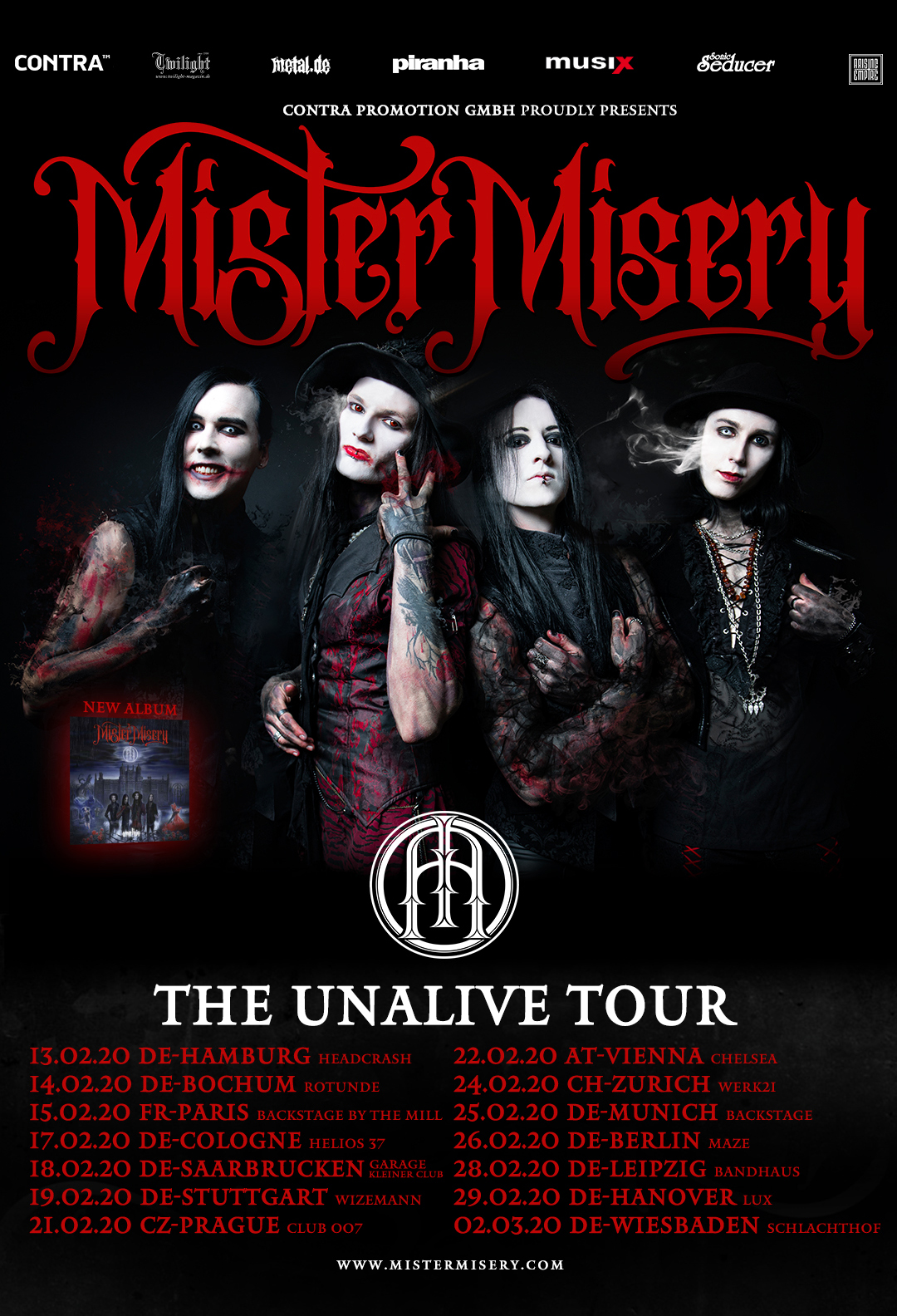 Mister Misery The Unalive Tour