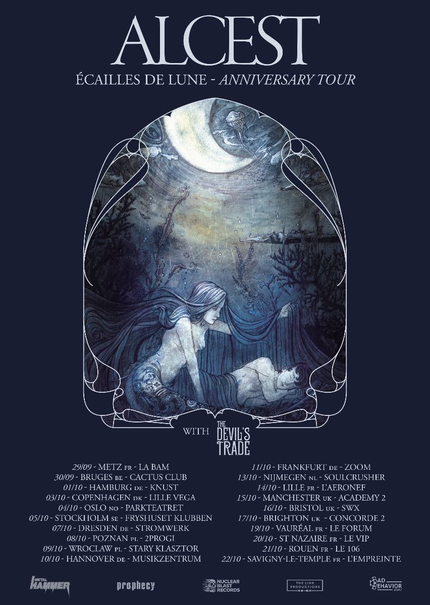 Tourplakat Alcest - Ecailles De Lune 10th Anniversary Tour 2023