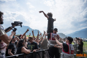 Konzertfoto von Coilguns auf dem Greenfield Festival 2023