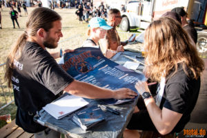 Foto der Wolfheart Autogrammstunde - Rockharz Open Air 2023