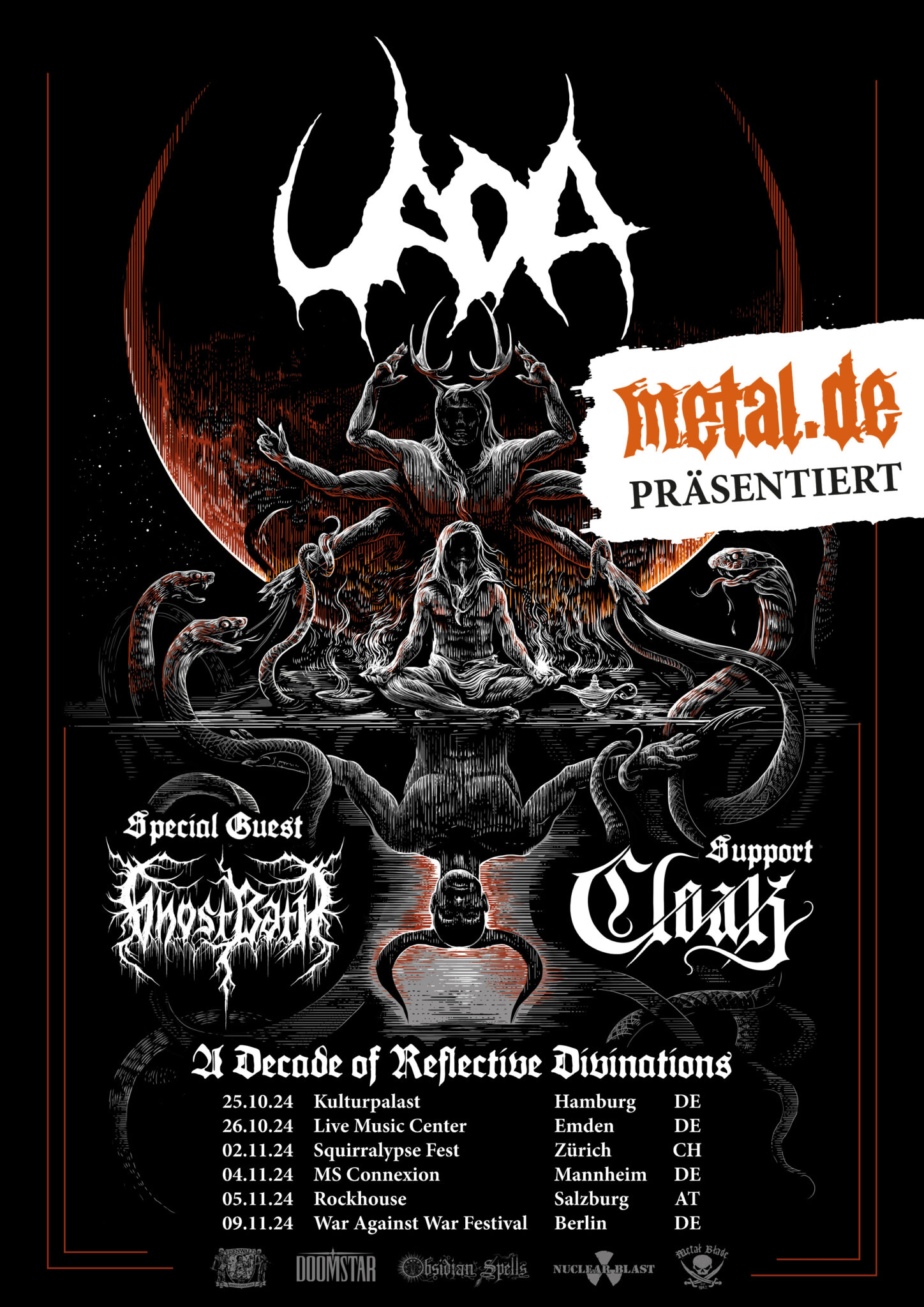 Uada - A Decade Of Reflective Divinations Tour 2024 • metal.de