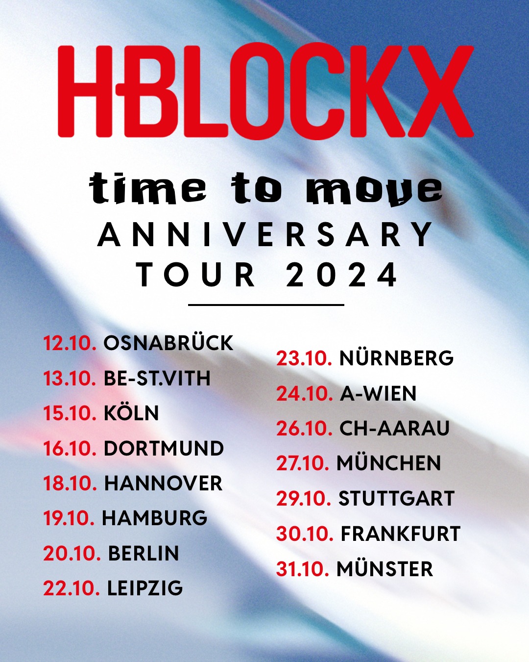 H-Blockx Time To Move Tour 2024