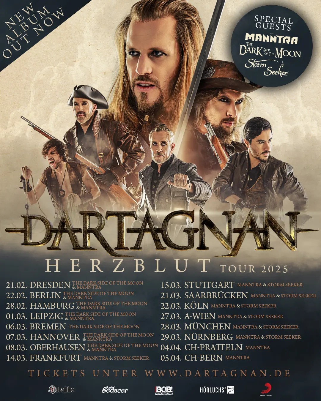 dArtagnan Herzblut Tour 2025